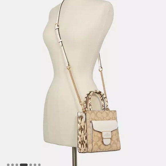 Coach Mini Pepper Crossbody In Signature Canvas - Picture 3 of 6